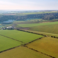 W to Upton Down from Lychpole Farm